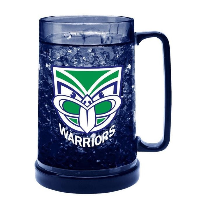 NRL Colour Freeze Mug - New Zealand Warriors - 500ML - Gel Freeze Drink Cup