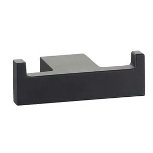Mondella Matte Black Rumba Double Robe Hook