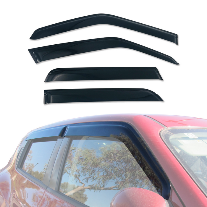 AUSGO Weather Shields for Nissan Juke F15 Series 2013-2020 Weathershields Window Visors Wind Deflectors