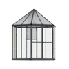 Maze 8' Oasis Hex Greenhouse - Grey Frame