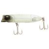 130mm Zerek Pug Face Popper Fishing Lure - Black Headed Pearl