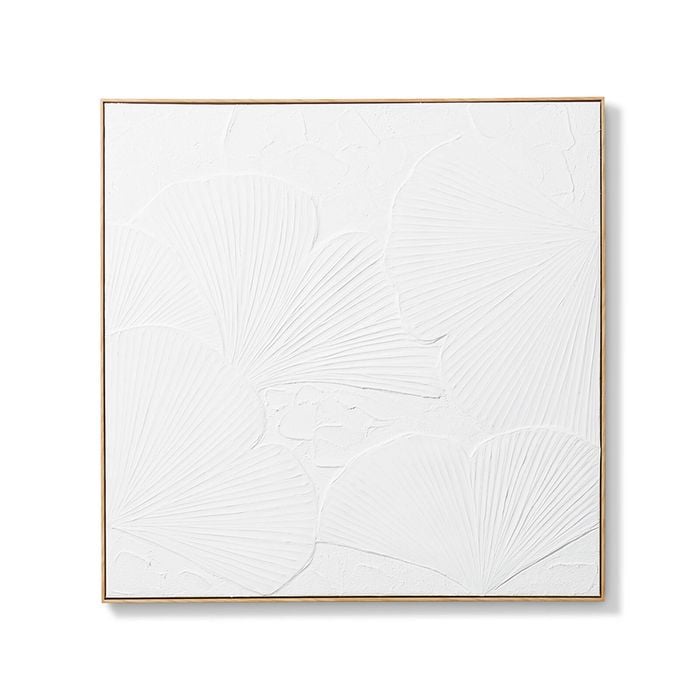 E Style Ginko Hand Painted Framed Home Decor Wall Art - 100 x 5 x 100 cm