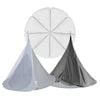 Vivere Accessory Set for Single Cacoon - Cushion, cover and bug net for hanging cacoon chair