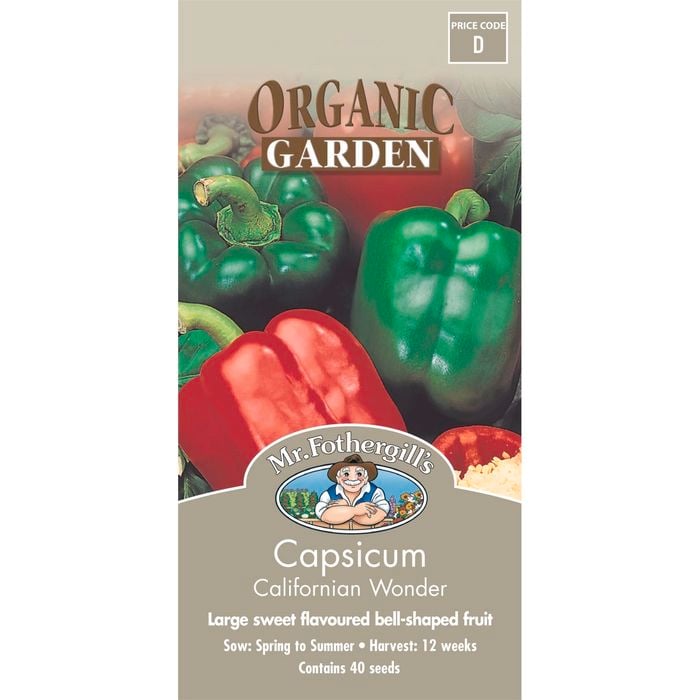 Mr Fothergill's Capsicum Californian Wonder