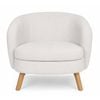 SK Designer Living | Luna Tub Accent Chair - Ivory 102