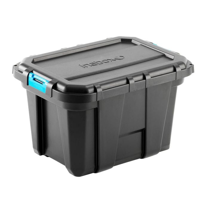 Inabox 38L Iron Black Heavy Duty Storage Container