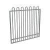 ProtectorAl 1201 - 1500mm x 1500mm Monument Aluminium Garden Gate Loop Top with Mid Rail