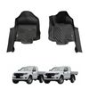 AUSGO 5D Injection Car Floor Mats for Ford Ranger Single / Extra Cab 2011-2022 All-Weather Floor Liners