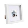 Nicola Spring 6" X 6" White 3d Box Photo Frame - 2" X 2" Mount