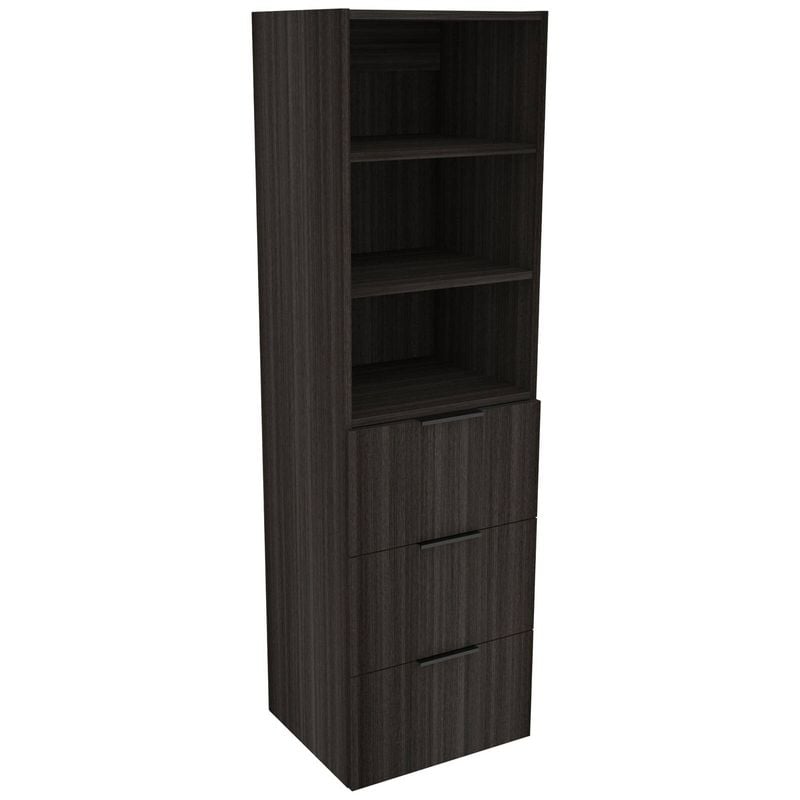 Lugna 1536 x 450 x 380mm Storm Ready to Assemble Robe Insert 2 Shelf 3 Drawer Unit