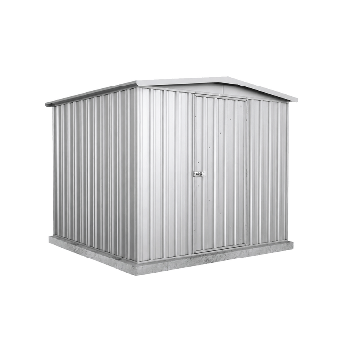 Absco Sheds 2.26 x 2.18 x 2.0m Zincalume Single Door Regent Garden Shed