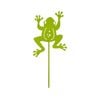 Northcote Pottery Decorative Flat Metal Frog Stake