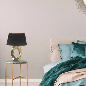 Vencha Shine Ceramic Table Lamp - Gold
