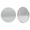 Forme 800mm Brushed Stainless Steel Round Framed Mirror
