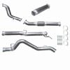 Ignite Exhausts Turbo Back For Mitsubishi Mn Triton 2.5l 3" No Cat With Hotdog Raw Aluminised Steel