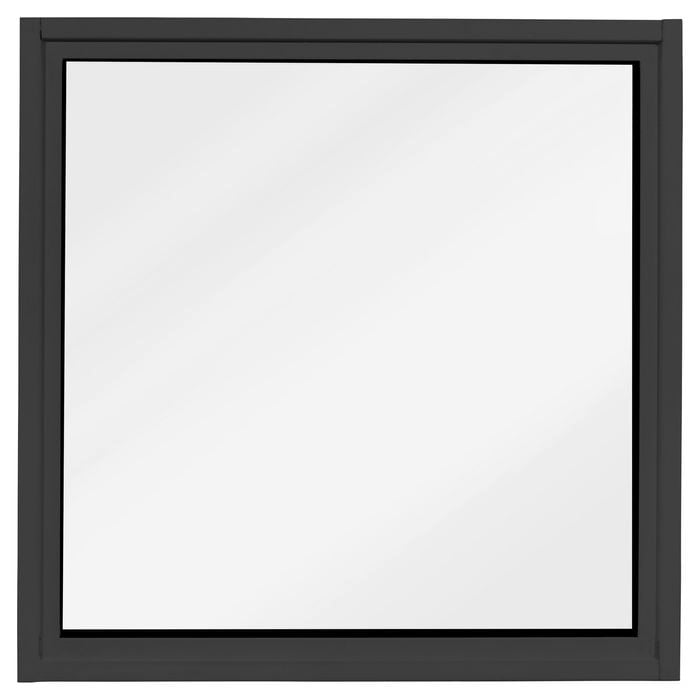 Polar     View 600 x 600mm Black Frosted Glass Fixed Panel Double Glazed Window