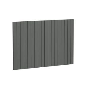 Kaboodle 900mm Grey Fig V-Groove Rangehood Doors - 2 Pack