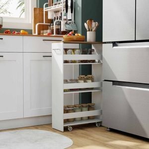 Product.Costway 4 Tier Slim Storage Cart Kitchen Slide-out Trolley w/Shelves White.0998345.AU.productOtherMedia.7