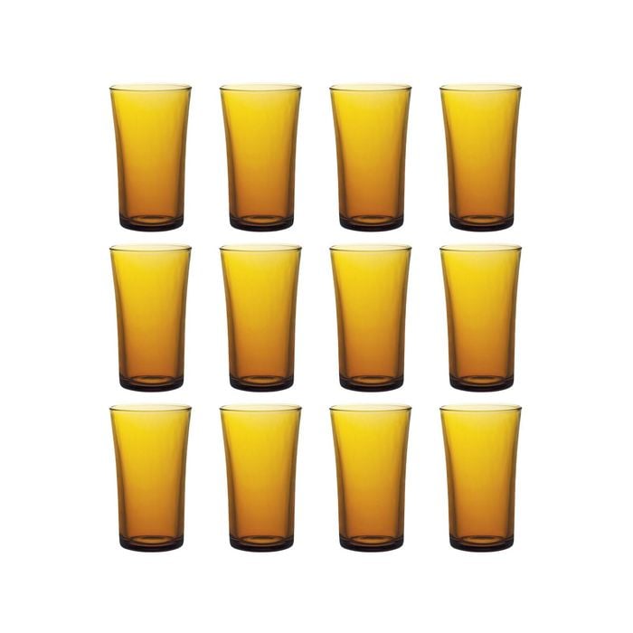 Lys Highball Glasses - 280ml - Amber - Pack Of 12