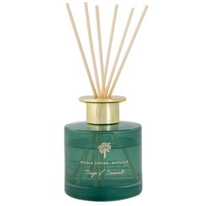 Reed Diffuser - 200ml - Sage & Seasalt - Herbal Spa Fragrance with 8 Reeds Long Lasting Aromatherapy