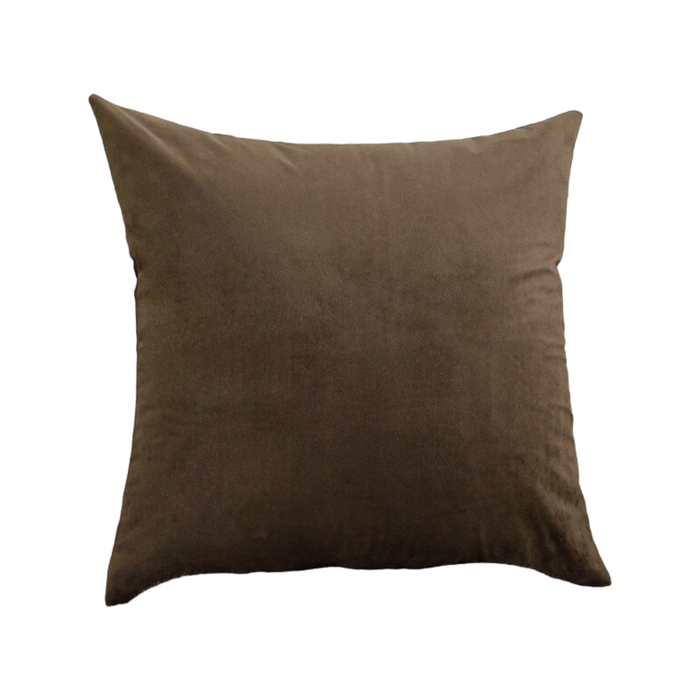 NNEOBA Velvet Pillow Cases Cushion Cover (11-Brown) 45cmx45cm