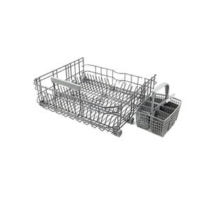 Dishwasher Bottom Basket Assembly With Cutlery Basket 441257, Suits Asko