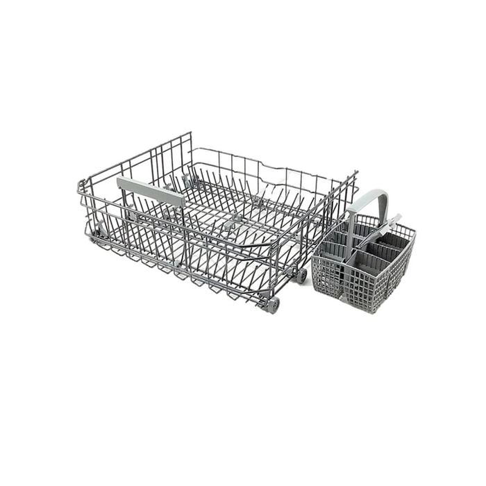 Dishwasher Bottom Basket Assembly With Cutlery Basket 441257, Suits Asko