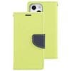 Fancy Diary Case for iPhone 13 Pro Max - lime/navy