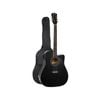 Alpha Acoustic Guitar with EQ 41in - Black