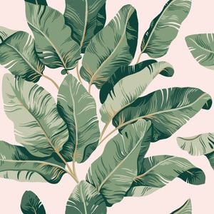 Wallpaper Trader Tom Palms Wallpaper Roll 10.05m X 53cm, Emerald Green