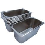 LCE Gastronorm GN Pan Third Size 1/3 GN Pans 150mm (Pack of 6)