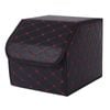 SOGA Black/Red Car Boot Organizer – Small