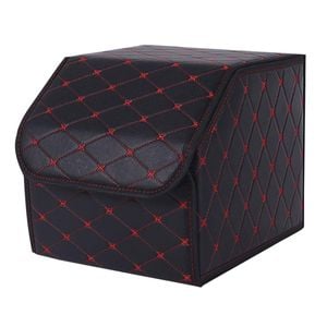 SOGA Black/Red Car Boot Organizer – Small