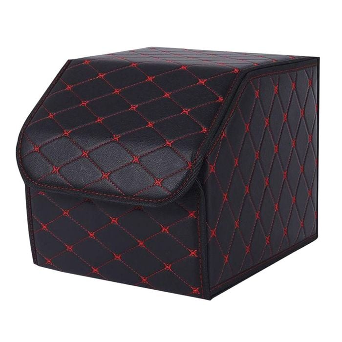 SOGA Black/Red Car Boot Organizer – Small