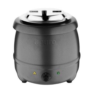 Apuro Soup Kettle Graphite Grey 10l 450w G107-a Commercial Kitchen Storage