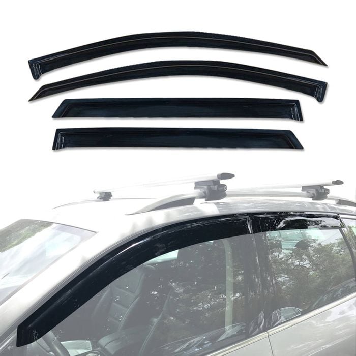 AUSGO Weather Shields for Volkswagen Touareg 2011-2019 Weathershields Window Visors Wind Deflectors
