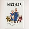 Galrie Nicolas Fine Bottles (1930) Vintage Poster French Art Masterpiece for Home Decor, White Frame, A1 60 x 84cm (23 x 33inch)