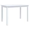 vidaXL Dining Table White Kitchen Dining Room Table