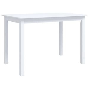 vidaXL Dining Table White Kitchen Dining Room Table