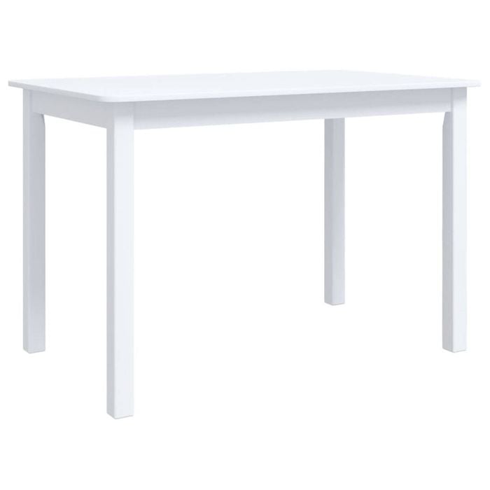 vidaXL Dining Table White Kitchen Dining Room Table