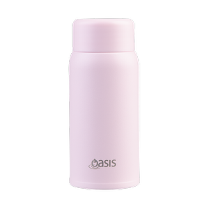 Oasis Stainless Steel Double Wall Insulated Mini Mini Drink Bottle 150ml - Pink