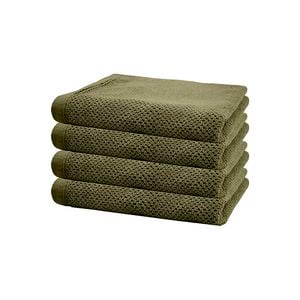 Angove 4pack Hand Towel 40x70cm Olive