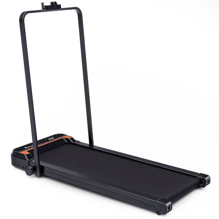 Advwin Foldable Treadmill Walking Pad Home Compact Portable Electric Walking Machine with Handle, Black