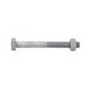 Zenith M8 x 75mm Hot Dipped Galvanised Hex Head Bolt And Nut - Each