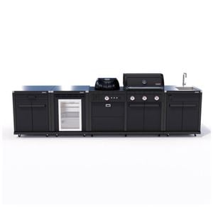 Coleman Revolution Dual Fuel Kitchen/sink Fridge & Storage Modules - Matt Black