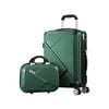 Mazam 2PCS Luggage Suitcase Set TSA Lock Green