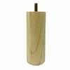 Adoored 53 x 150mm Raw Wood Round Furniture Leg