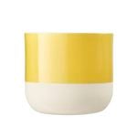 Borralheira 130 x 120mm Yellow Two Tone Indoor Ceramic Pot