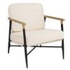 Costway Modern Comfy Reading Lounge Chair Accent Armchair Foot Pads