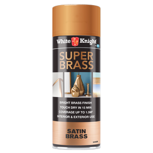 White Knight 300g Super Brass Satin Spray Paint